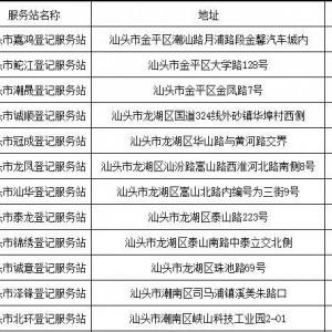 在汕头,汽车新车还可以到这些地方办理注册登记?点进来全知道!