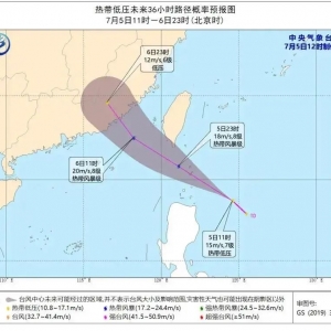 【天气预警】你预定的热带低压已到达,请打开强降雨防御模式