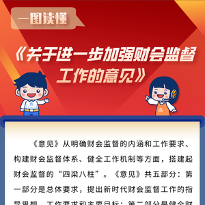 一图读懂《关于进一步加强财会监督工作的意见》