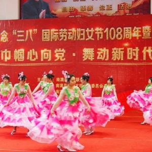南澳县举办纪念“三八”国际劳动妇女节108周年 广场舞汇演活动