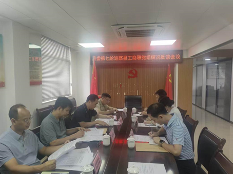 十四届县委第七轮第二巡察组向县工商业联合会党组反馈巡察情况