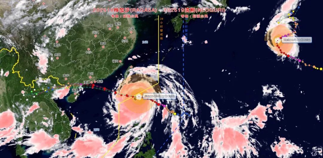 “桦加沙”威力覆盖全省!汕头台风预警信号升级黄色!请做好安全防范!