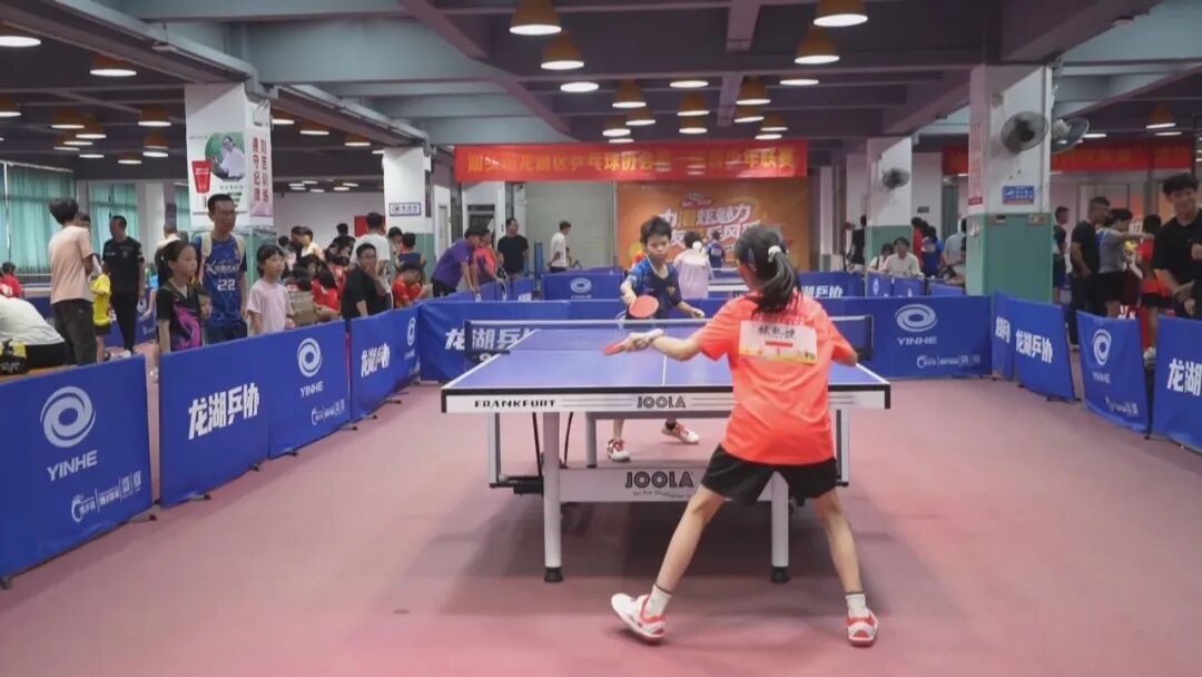 龙湖乒乓球联赛开赛   百多青少年选手参赛