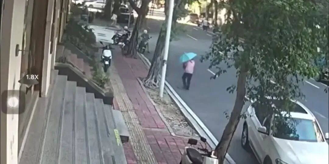 电单车停路树下  陌生女子竟牵走