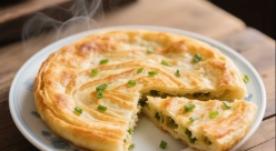 茶油葱油饼：层次丰富的酥脆美味