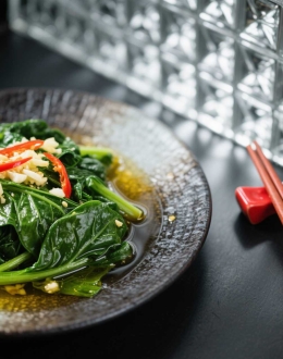 茶油拌菠菜：清爽可口的快手凉菜