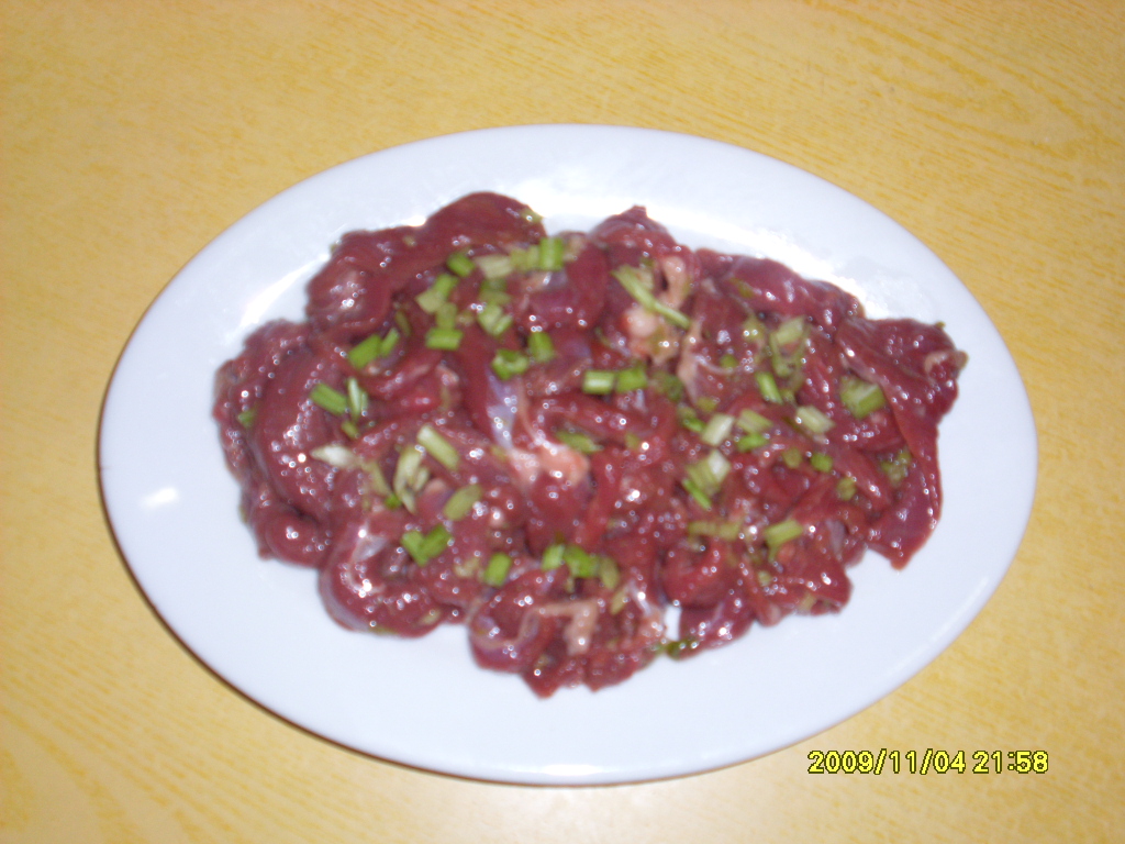 鲜狗肉片