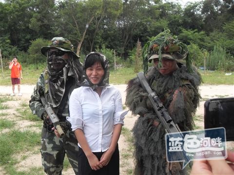 被绑架的美女