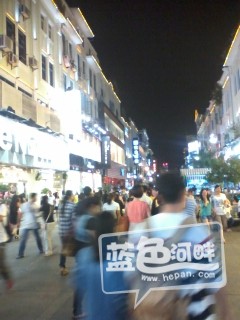 厦门市区夜行中山路步行街5