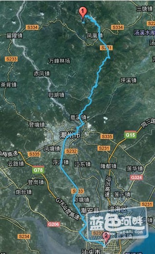 单程110km左右