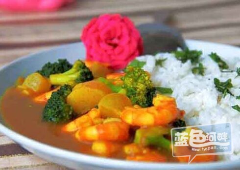 海鲜饭一份15元