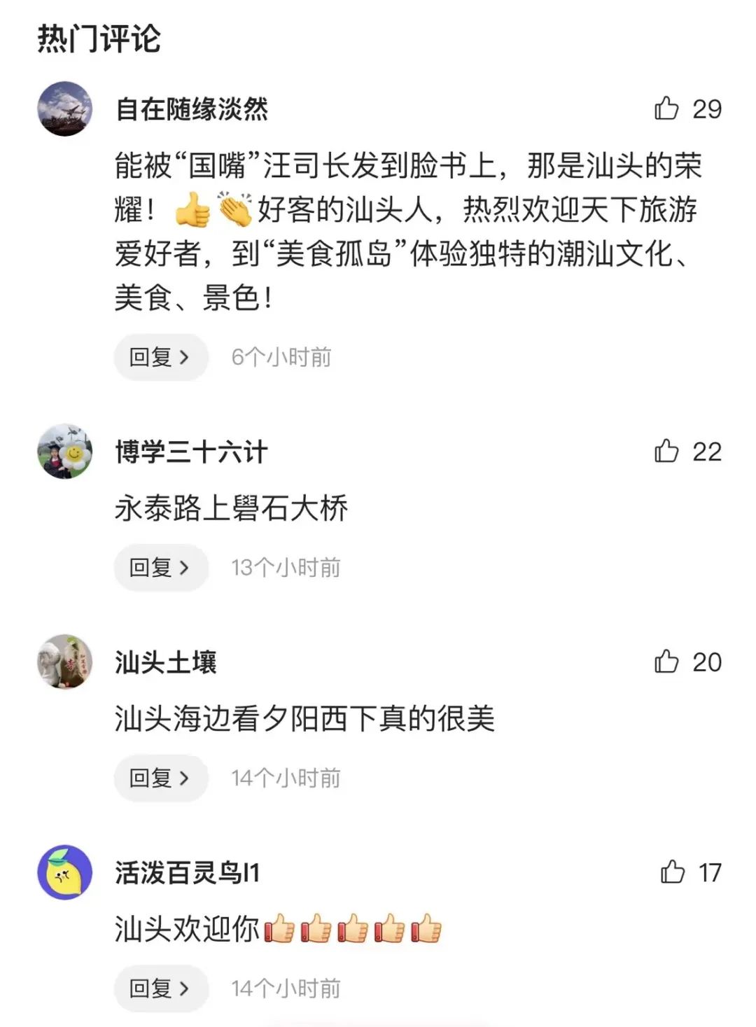 @汪文斌：来汕头浪漫过年