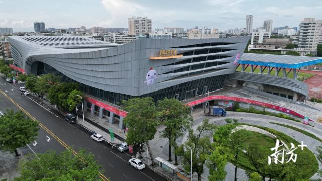 潮汕体育馆为参赛运动队提供一流的竞赛训练场地。   南方+ 张伟炜 拍摄